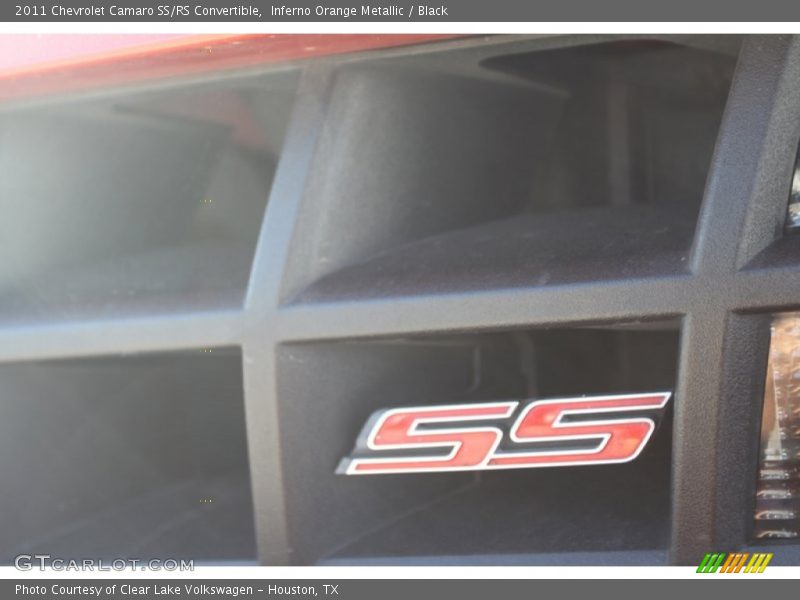 Inferno Orange Metallic / Black 2011 Chevrolet Camaro SS/RS Convertible