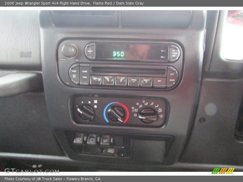 Flame Red / Dark Slate Gray 2006 Jeep Wrangler Sport 4x4 Right Hand Drive