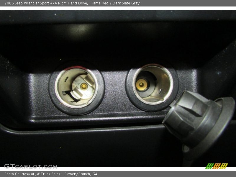 Flame Red / Dark Slate Gray 2006 Jeep Wrangler Sport 4x4 Right Hand Drive