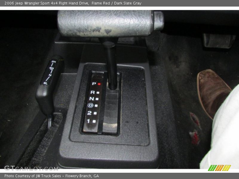 Flame Red / Dark Slate Gray 2006 Jeep Wrangler Sport 4x4 Right Hand Drive