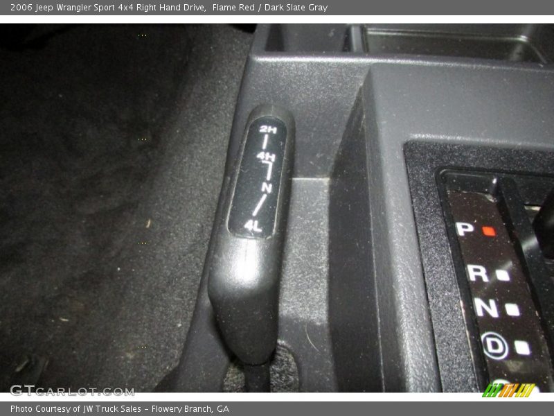 Flame Red / Dark Slate Gray 2006 Jeep Wrangler Sport 4x4 Right Hand Drive