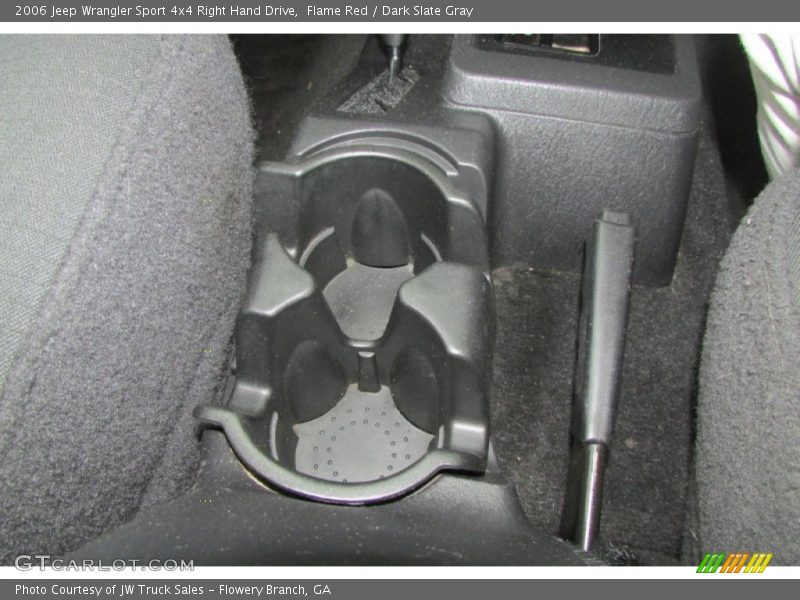 Flame Red / Dark Slate Gray 2006 Jeep Wrangler Sport 4x4 Right Hand Drive