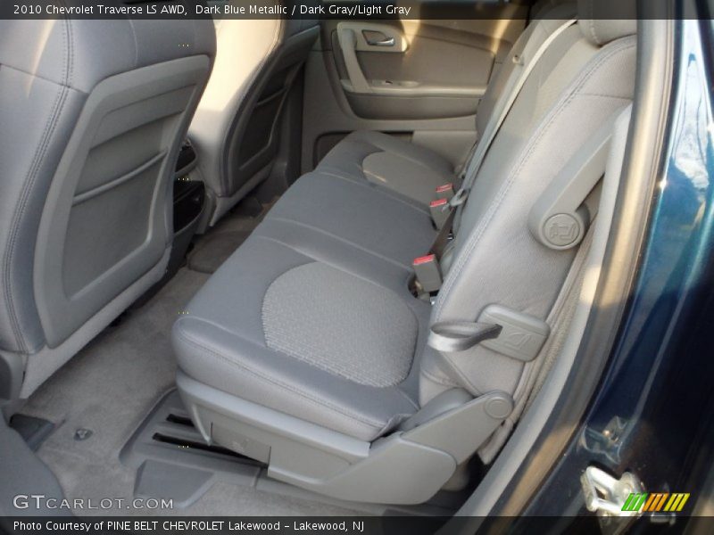 Dark Blue Metallic / Dark Gray/Light Gray 2010 Chevrolet Traverse LS AWD