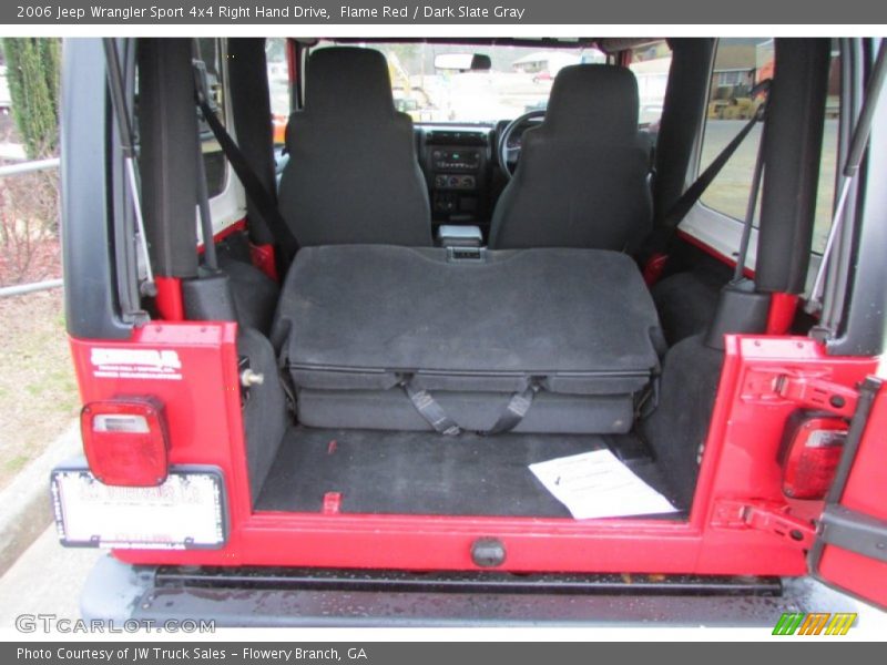 Flame Red / Dark Slate Gray 2006 Jeep Wrangler Sport 4x4 Right Hand Drive
