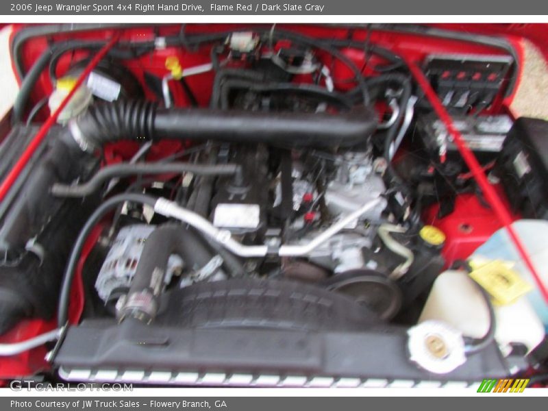 Flame Red / Dark Slate Gray 2006 Jeep Wrangler Sport 4x4 Right Hand Drive