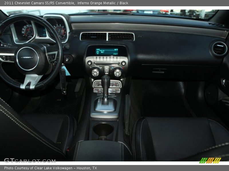 Inferno Orange Metallic / Black 2011 Chevrolet Camaro SS/RS Convertible