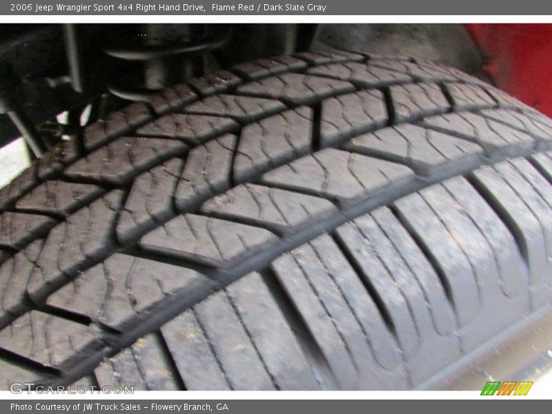 Flame Red / Dark Slate Gray 2006 Jeep Wrangler Sport 4x4 Right Hand Drive