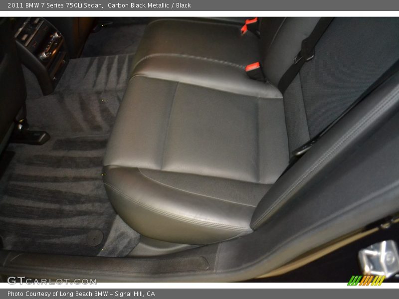 Carbon Black Metallic / Black 2011 BMW 7 Series 750Li Sedan