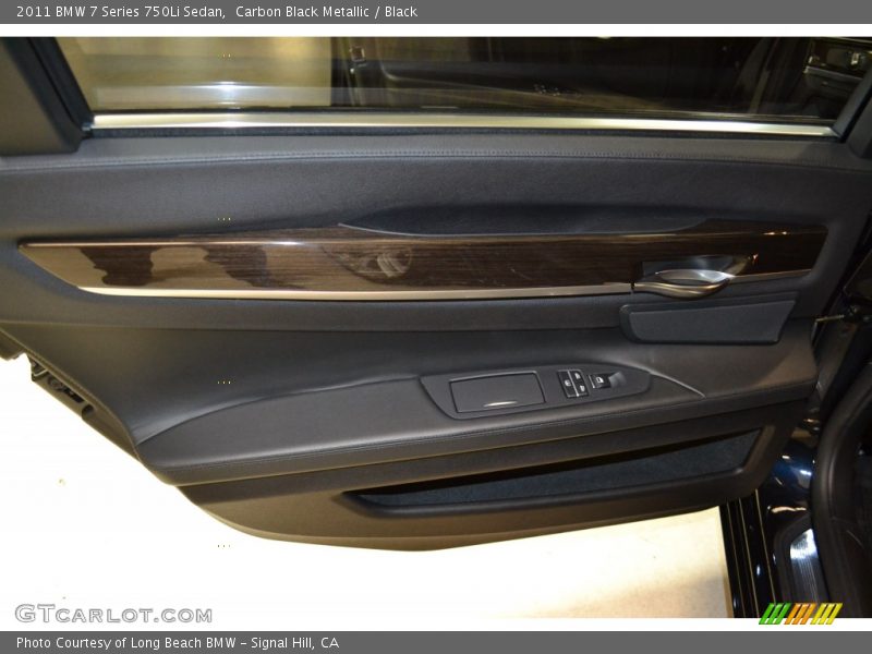 Carbon Black Metallic / Black 2011 BMW 7 Series 750Li Sedan