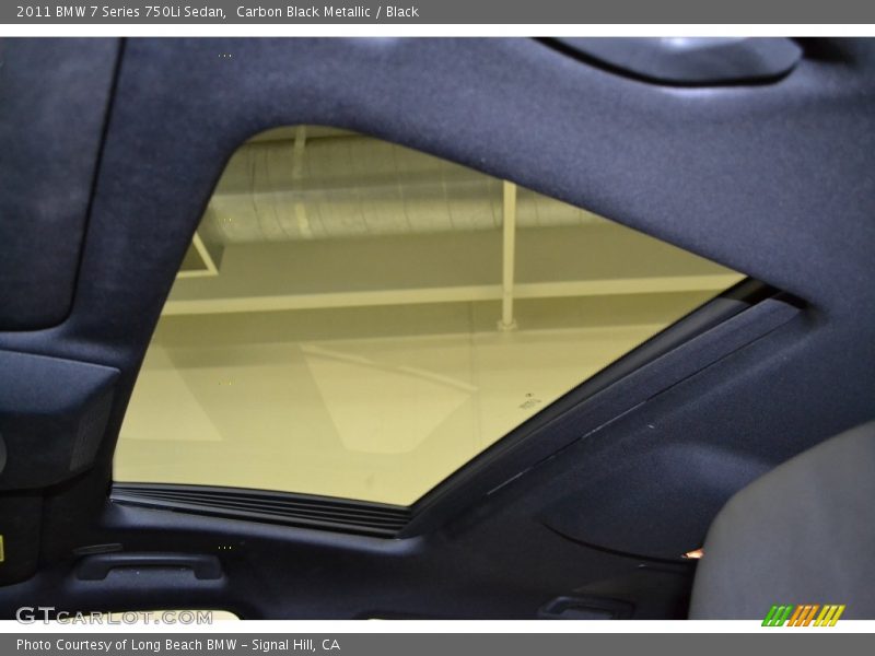 Carbon Black Metallic / Black 2011 BMW 7 Series 750Li Sedan