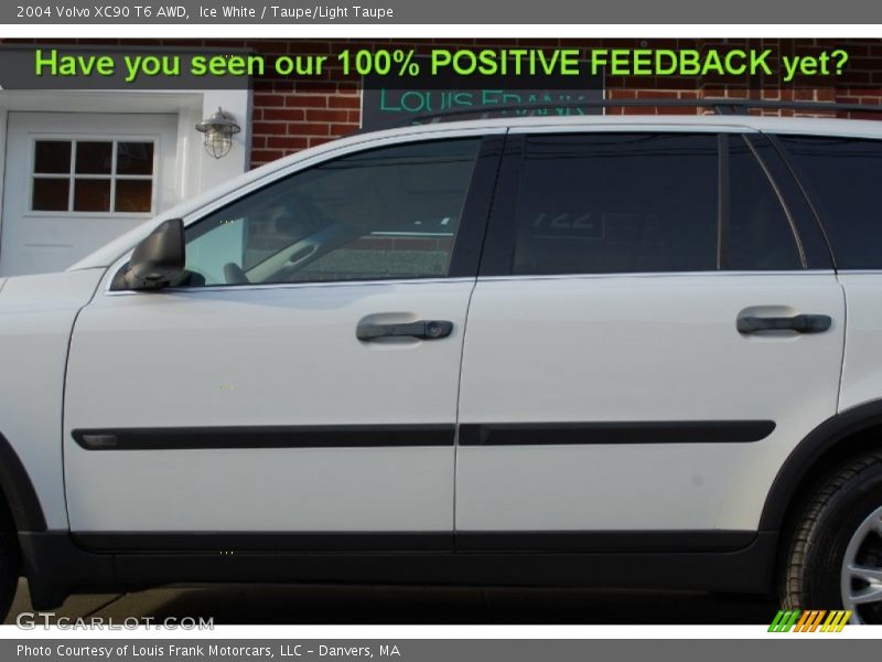 Ice White / Taupe/Light Taupe 2004 Volvo XC90 T6 AWD