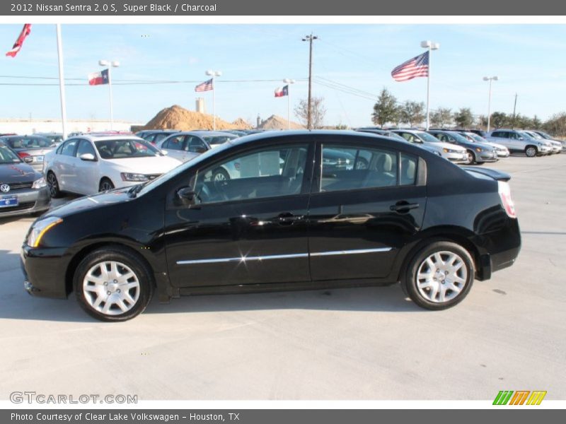 Super Black / Charcoal 2012 Nissan Sentra 2.0 S
