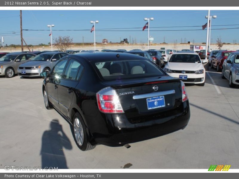Super Black / Charcoal 2012 Nissan Sentra 2.0 S