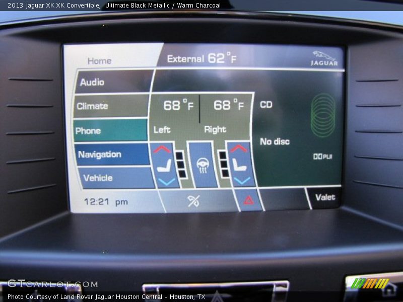Controls of 2013 XK XK Convertible