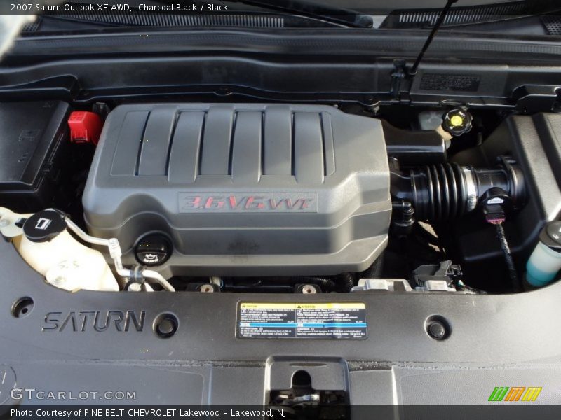 Charcoal Black / Black 2007 Saturn Outlook XE AWD