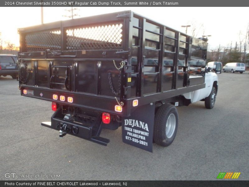 Summit White / Dark Titanium 2014 Chevrolet Silverado 3500HD WT Regular Cab Dump Truck