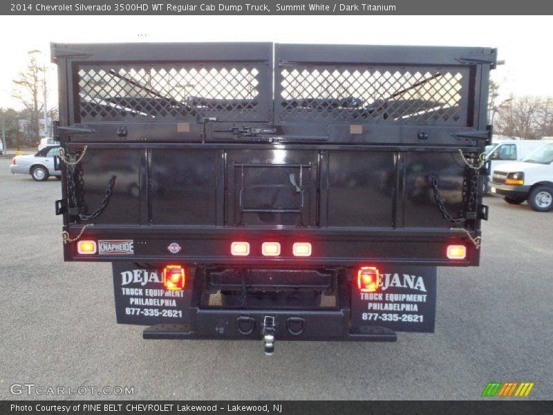 Summit White / Dark Titanium 2014 Chevrolet Silverado 3500HD WT Regular Cab Dump Truck