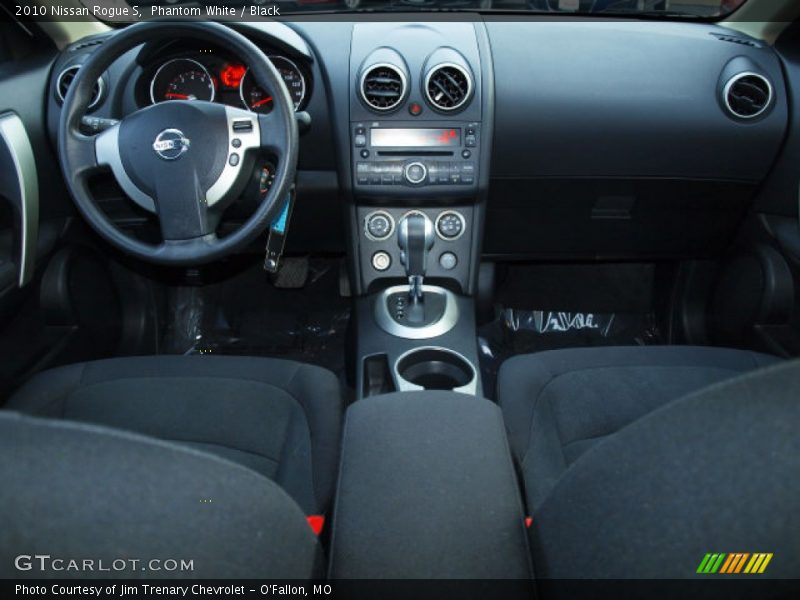 Phantom White / Black 2010 Nissan Rogue S