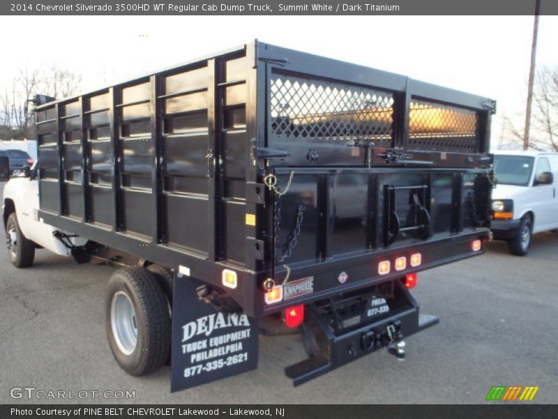 Summit White / Dark Titanium 2014 Chevrolet Silverado 3500HD WT Regular Cab Dump Truck