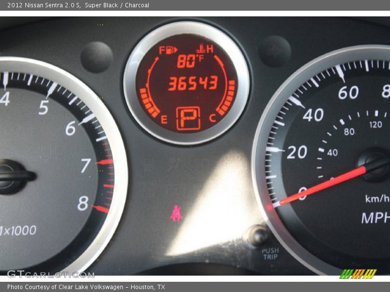 Super Black / Charcoal 2012 Nissan Sentra 2.0 S