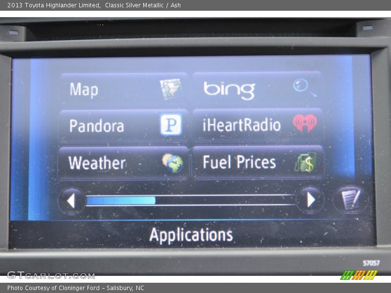 Classic Silver Metallic / Ash 2013 Toyota Highlander Limited