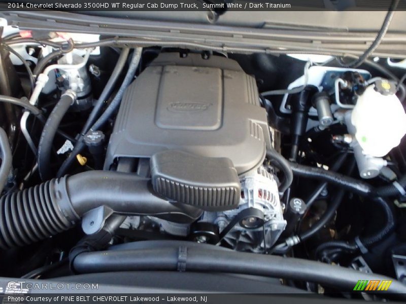 Summit White / Dark Titanium 2014 Chevrolet Silverado 3500HD WT Regular Cab Dump Truck