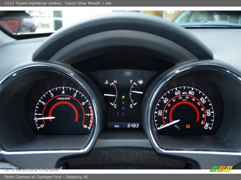 Classic Silver Metallic / Ash 2013 Toyota Highlander Limited