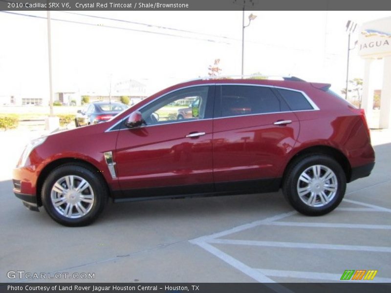 Crystal Red Tintcoat / Shale/Brownstone 2010 Cadillac SRX V6