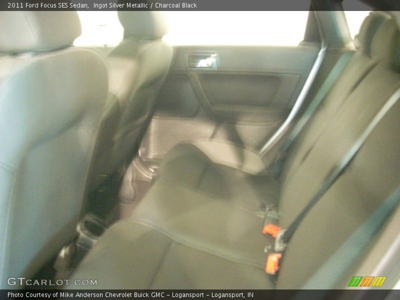 Ingot Silver Metallic / Charcoal Black 2011 Ford Focus SES Sedan