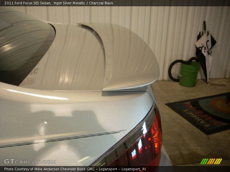 Ingot Silver Metallic / Charcoal Black 2011 Ford Focus SES Sedan
