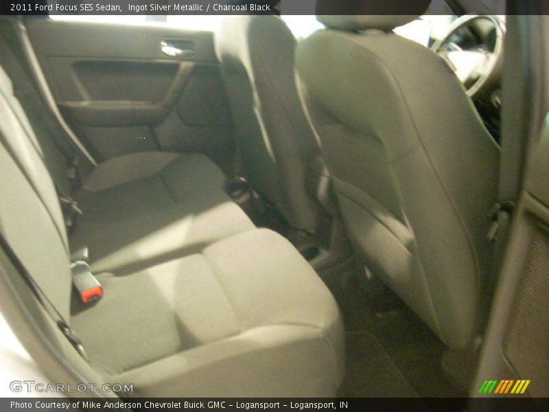 Ingot Silver Metallic / Charcoal Black 2011 Ford Focus SES Sedan