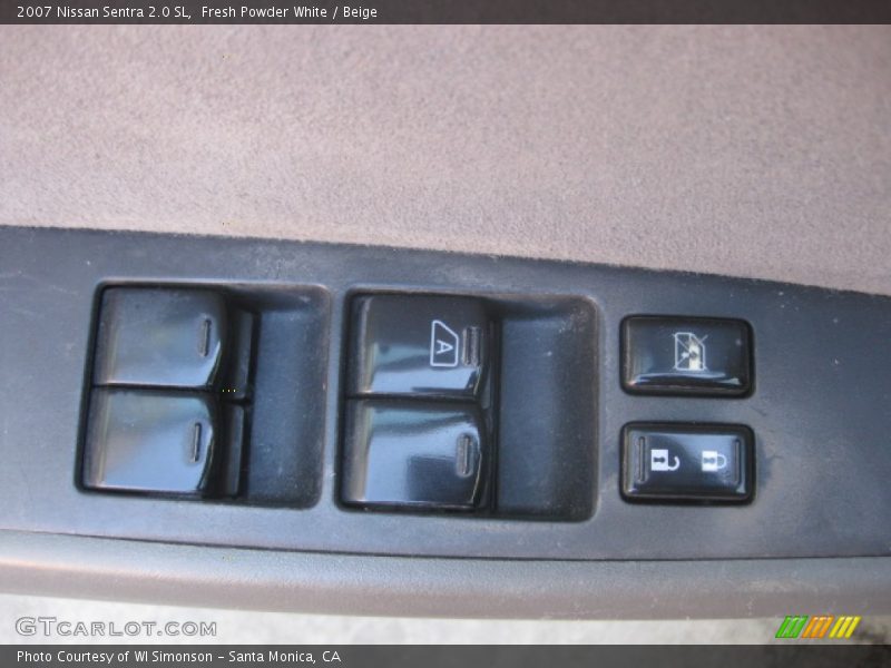 Fresh Powder White / Beige 2007 Nissan Sentra 2.0 SL