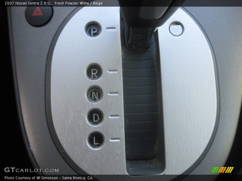 Fresh Powder White / Beige 2007 Nissan Sentra 2.0 SL