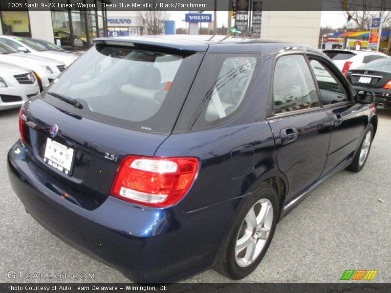 Deep Blue Metallic / Black/Parchment 2005 Saab 9-2X Linear Wagon