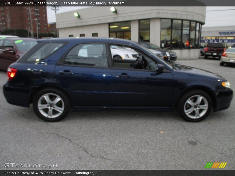 Deep Blue Metallic / Black/Parchment 2005 Saab 9-2X Linear Wagon