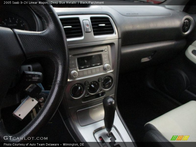 Deep Blue Metallic / Black/Parchment 2005 Saab 9-2X Linear Wagon