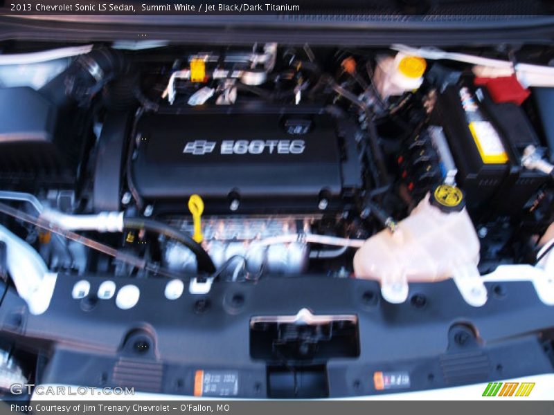 Summit White / Jet Black/Dark Titanium 2013 Chevrolet Sonic LS Sedan
