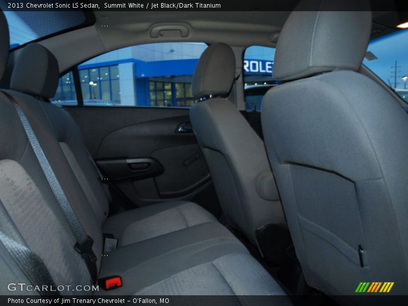 Summit White / Jet Black/Dark Titanium 2013 Chevrolet Sonic LS Sedan