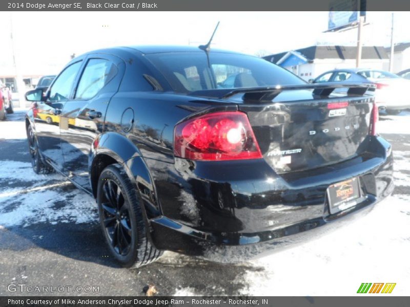 Black Clear Coat / Black 2014 Dodge Avenger SE