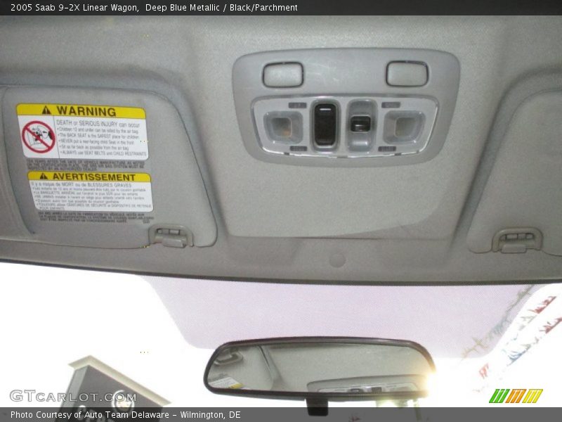 Deep Blue Metallic / Black/Parchment 2005 Saab 9-2X Linear Wagon