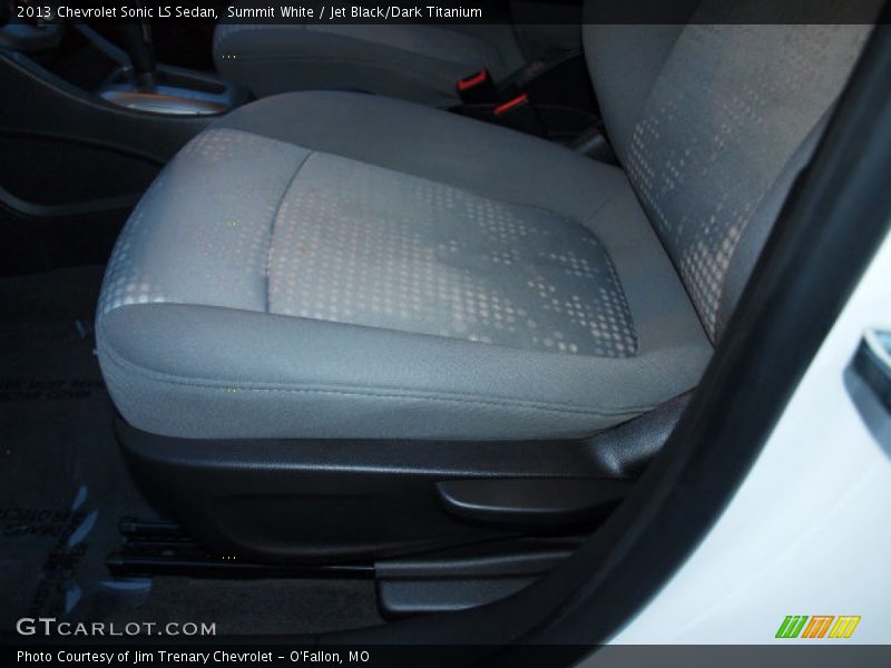 Summit White / Jet Black/Dark Titanium 2013 Chevrolet Sonic LS Sedan