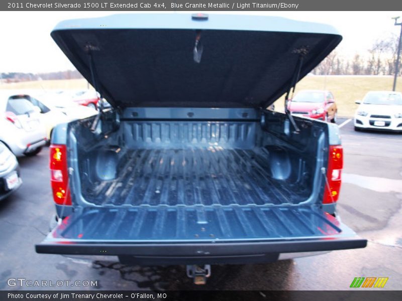 Blue Granite Metallic / Light Titanium/Ebony 2011 Chevrolet Silverado 1500 LT Extended Cab 4x4