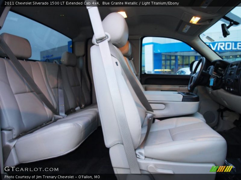 Blue Granite Metallic / Light Titanium/Ebony 2011 Chevrolet Silverado 1500 LT Extended Cab 4x4