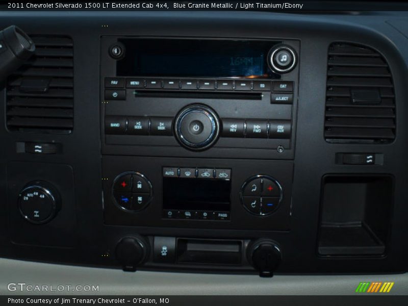 Blue Granite Metallic / Light Titanium/Ebony 2011 Chevrolet Silverado 1500 LT Extended Cab 4x4