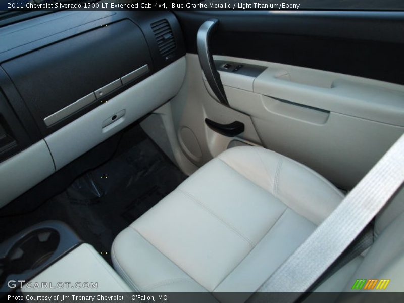 Blue Granite Metallic / Light Titanium/Ebony 2011 Chevrolet Silverado 1500 LT Extended Cab 4x4