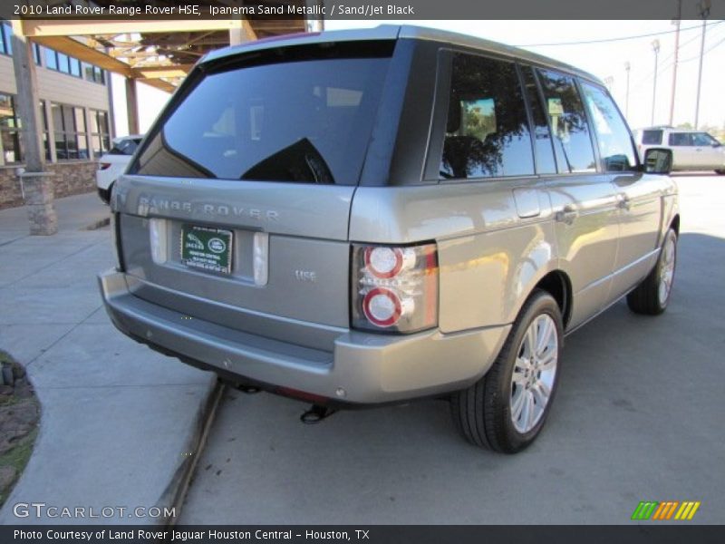 Ipanema Sand Metallic / Sand/Jet Black 2010 Land Rover Range Rover HSE