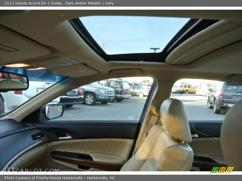 Dark Amber Metallic / Ivory 2011 Honda Accord EX-L Sedan
