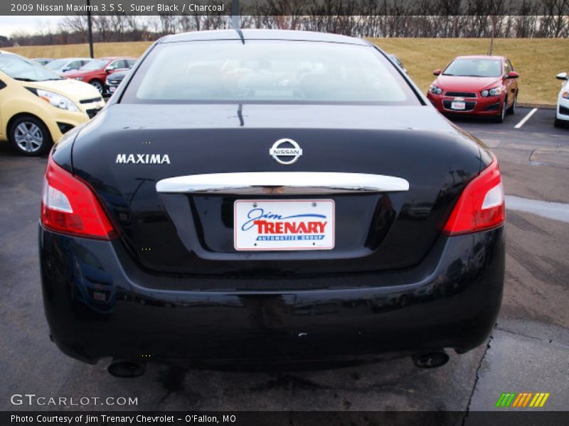 Super Black / Charcoal 2009 Nissan Maxima 3.5 S