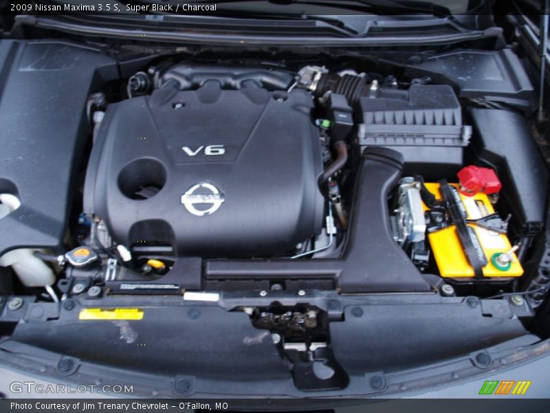 Super Black / Charcoal 2009 Nissan Maxima 3.5 S