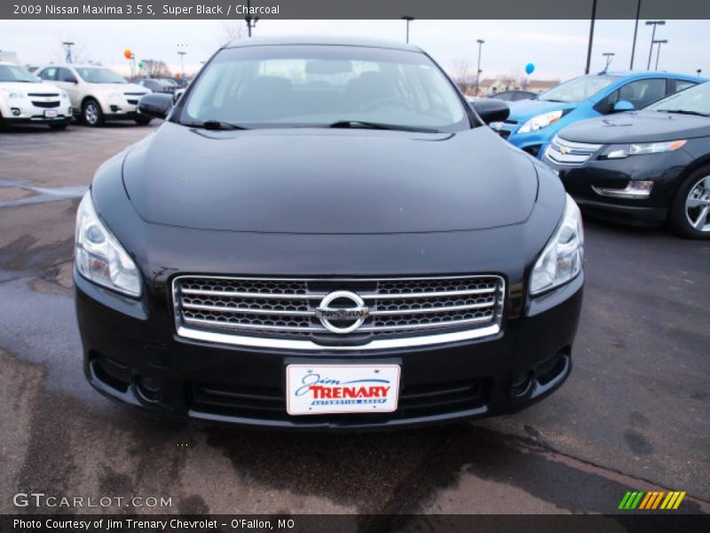 Super Black / Charcoal 2009 Nissan Maxima 3.5 S